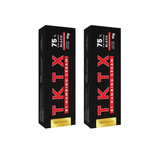 2 Packs Numbing Cream Black 75% £24.85